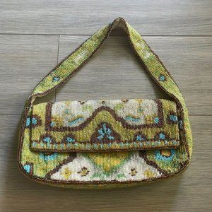 Christiana?Beaded Baguette Bag